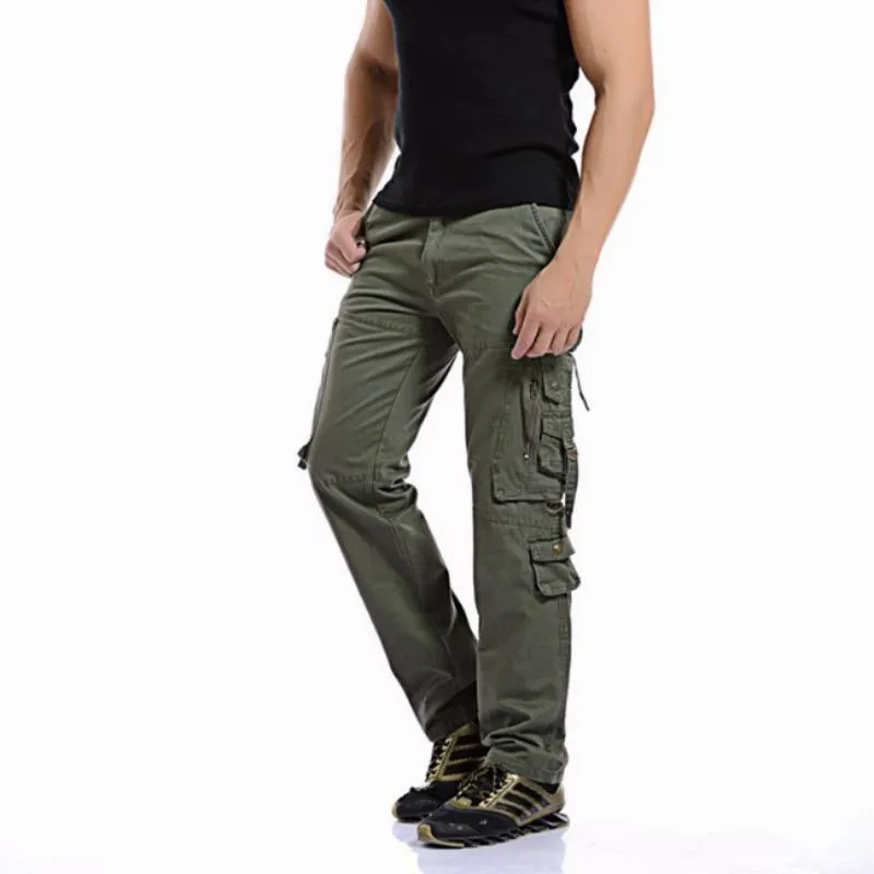 Men's Casual Loose Cargo Pants | Plus Size