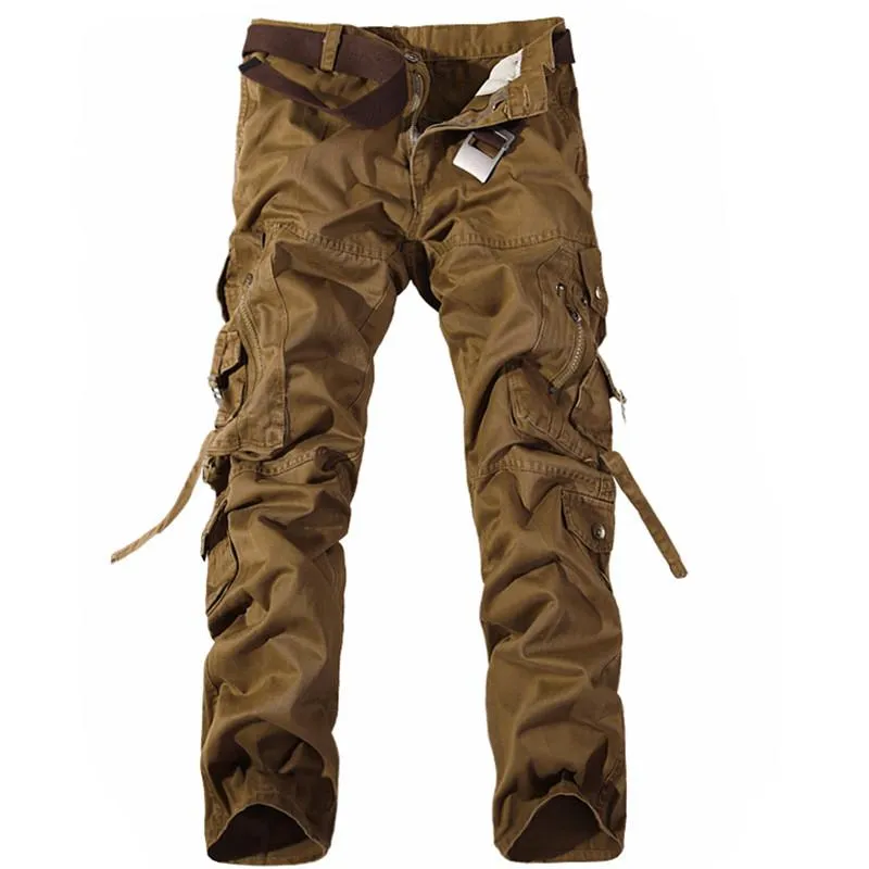 Men's Casual Loose Cargo Pants | Plus Size