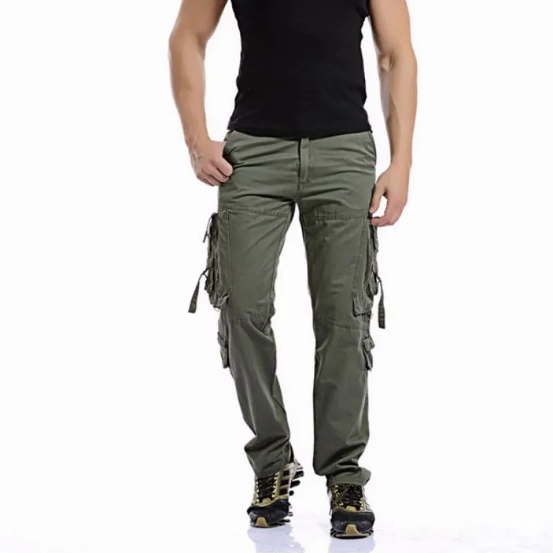 Men's Casual Loose Cargo Pants | Plus Size