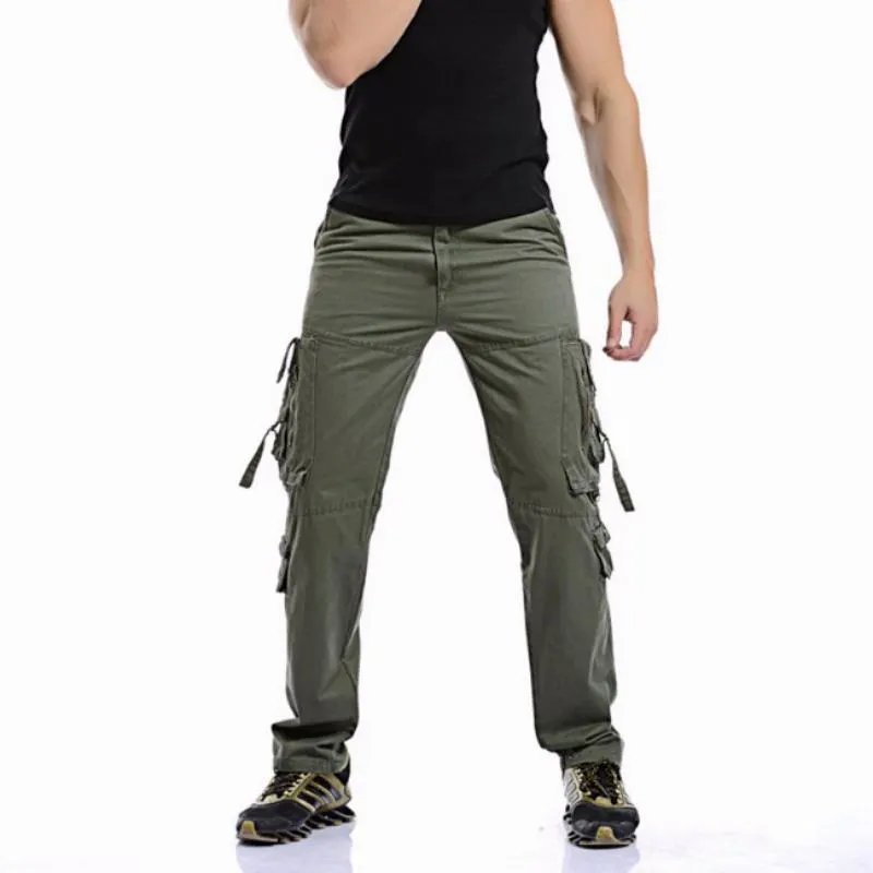 Men's Casual Loose Cargo Pants | Plus Size