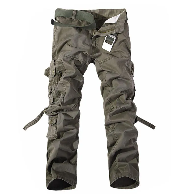 Men's Casual Loose Cargo Pants | Plus Size