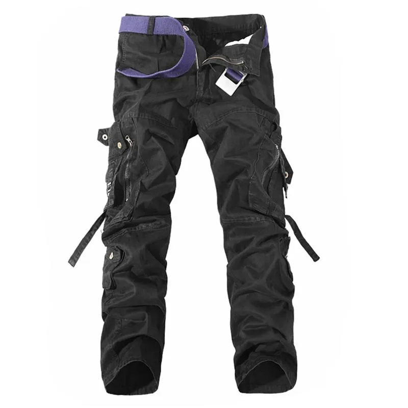 Men's Casual Loose Cargo Pants | Plus Size