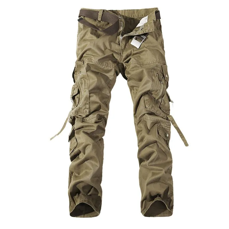 Men's Casual Loose Cargo Pants | Plus Size