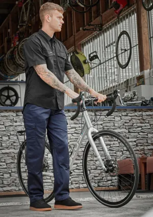Mens Midweight Drill Cargo Pant (Stout) 92 / Charcoal