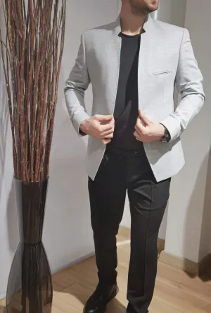 Men's Slim Fit Blazer | European | 1774 Grey