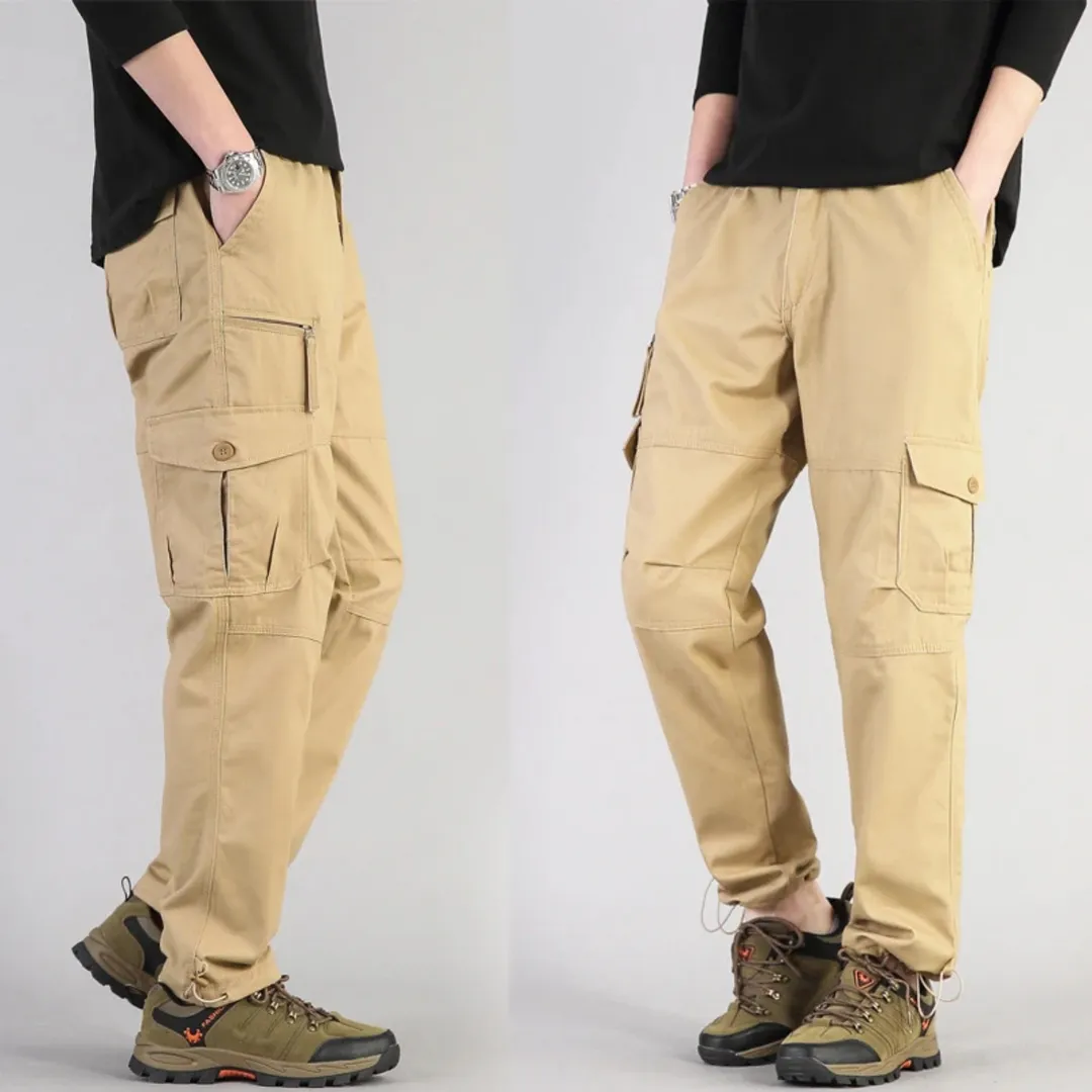 Men's Stretchy Waist Tactical Cargo Pants | Perfect for All-Seasons Outdoor Activities