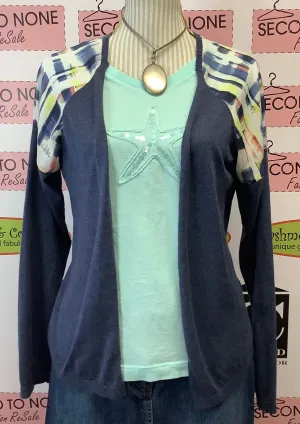 MEXX Abstract Shoulder Cardi (Size L)