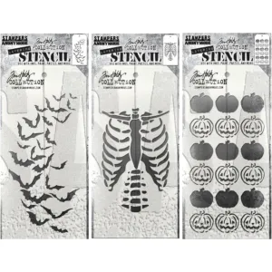 Mini stencil set 61 by tim holtz & Stampers anonymous
