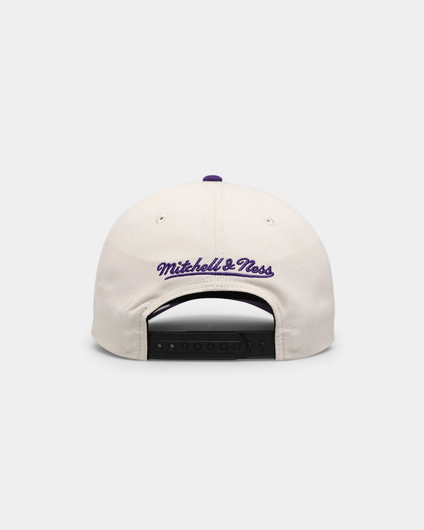 Mitchell & Ness Los Angeles Lakers 'Shadow Designs' Pro Crown Snapback Vintage White