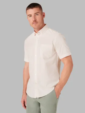 Mizzen   Main Leeward SS Dress Shirt Orange Dot