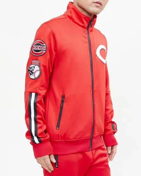 MLB CINCINNATI REDS CLASSIC MEN'S TRACK JACKET (RED)
