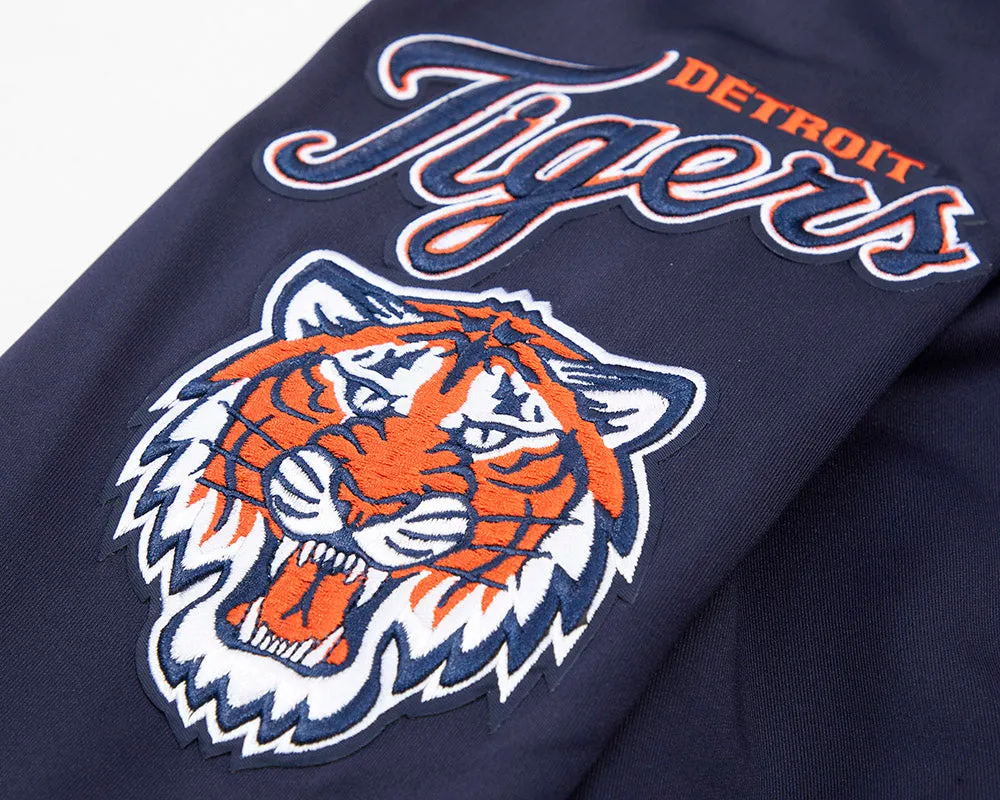 MLB DETROIT TIGERS PRO TEAM MEN'S TRACK JACKET (MIDNIGHT NAVY / ORANGE)