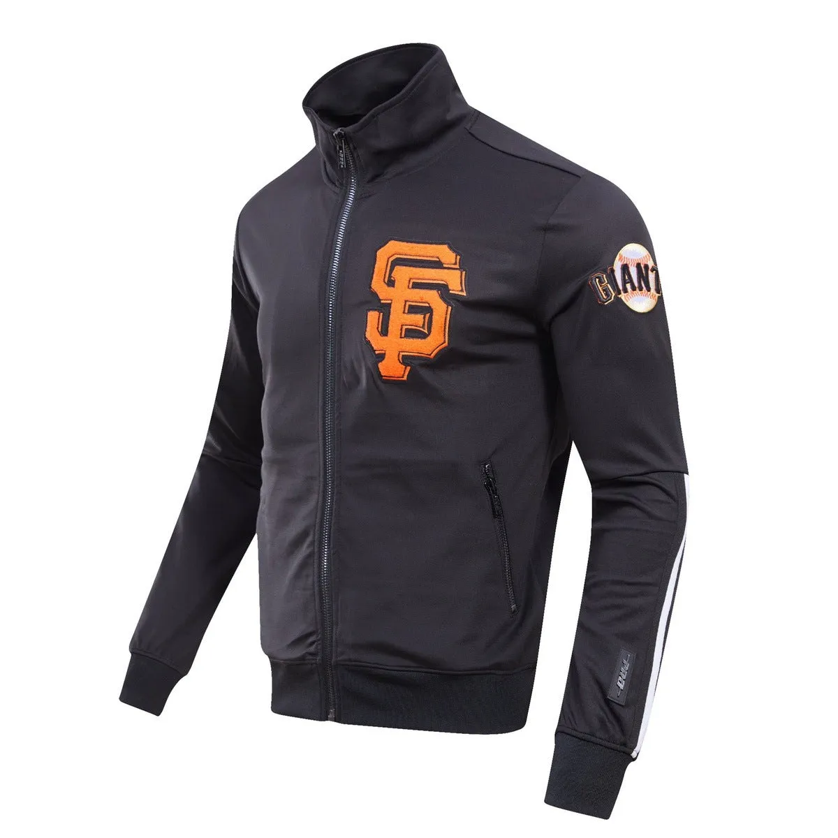 MLB SAN FRANCISCO GIANTS CLASSIC MEN'S TRACK JACKET (BLACK)