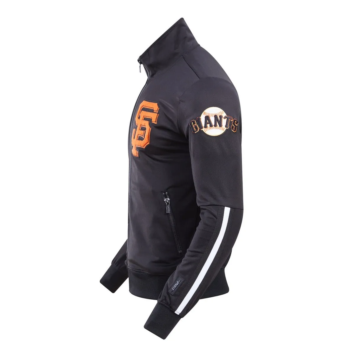 MLB SAN FRANCISCO GIANTS CLASSIC MEN'S TRACK JACKET (BLACK)