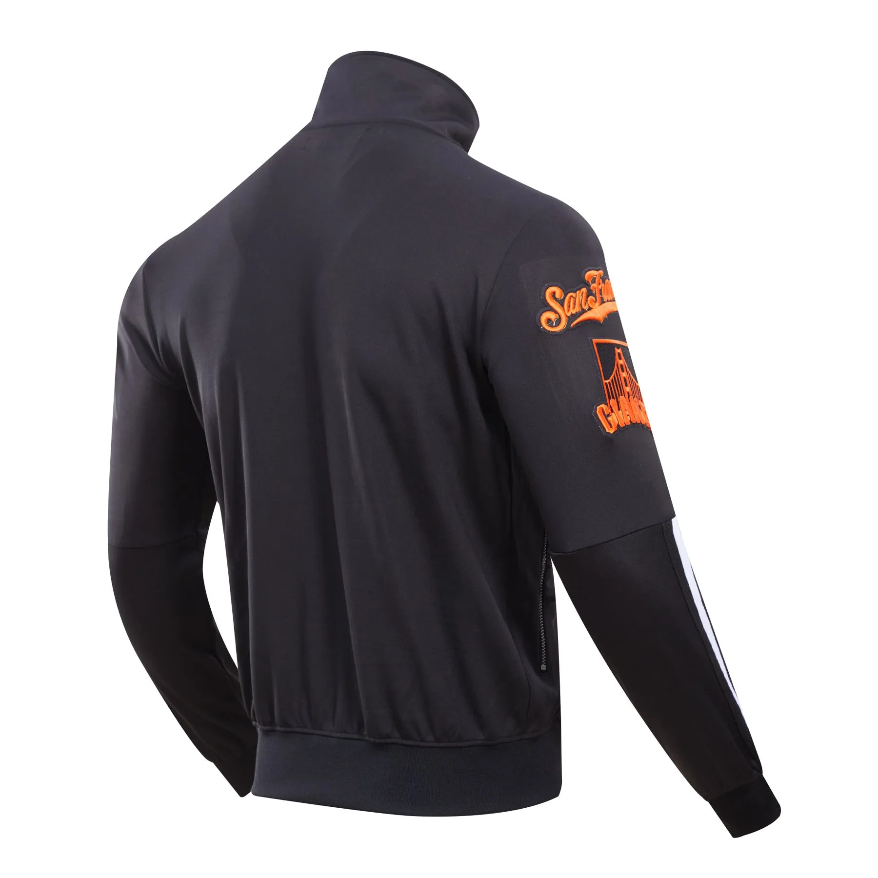 MLB SAN FRANCISCO GIANTS CLASSIC MEN'S TRACK JACKET (BLACK)
