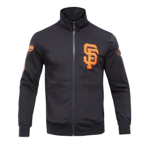 MLB SAN FRANCISCO GIANTS CLASSIC MEN'S TRACK JACKET (BLACK)