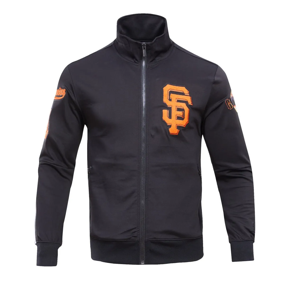 MLB SAN FRANCISCO GIANTS CLASSIC MEN'S TRACK JACKET (BLACK)