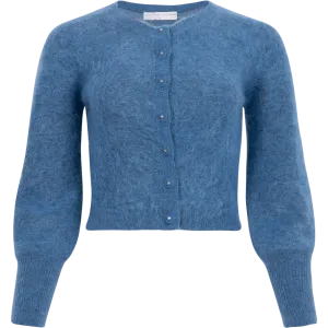 Mohair Petit Cardigan - Sky Blue