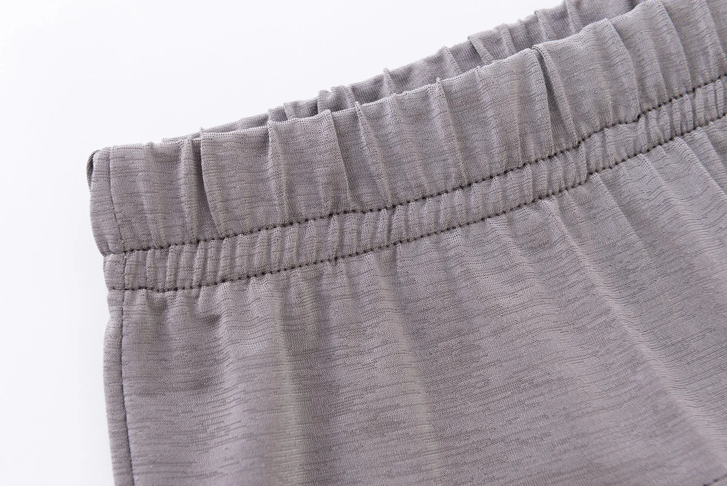 Mom Summer Thin Ankle-Length Pants Casual High Waist Plus Size Ice Silk Straight Elderly Women Elderly Pants
