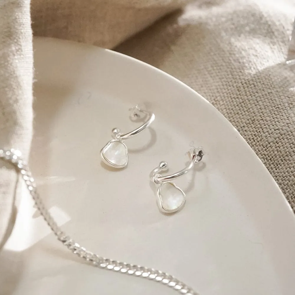 Mother of Pearl Layering Set Sterling Silver