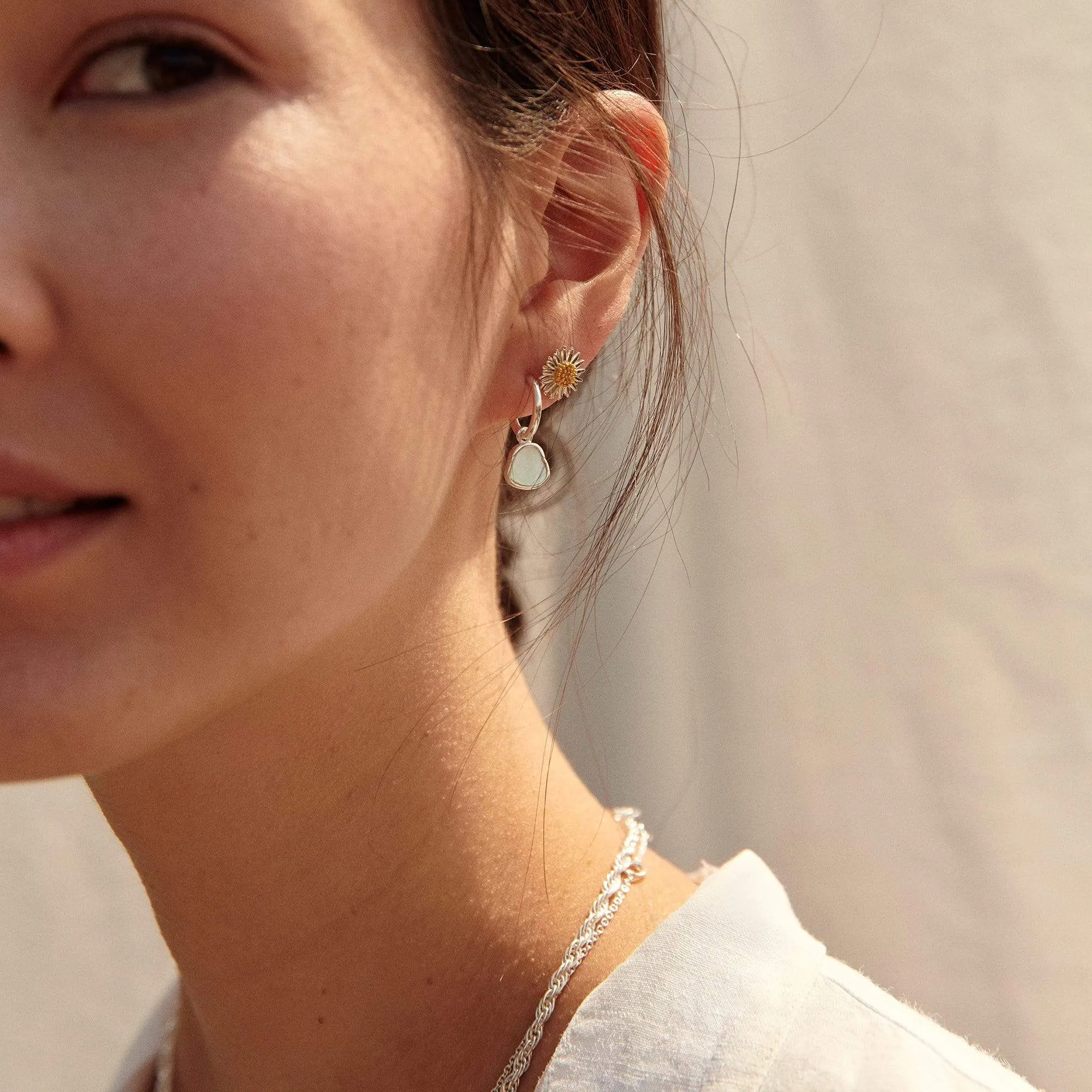 Mother of Pearl Layering Set Sterling Silver