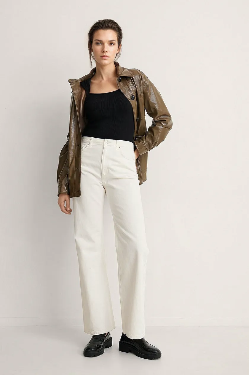 MWB Square-Neck Singlet Top