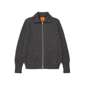 Navy Full-Zip Pockets Grey