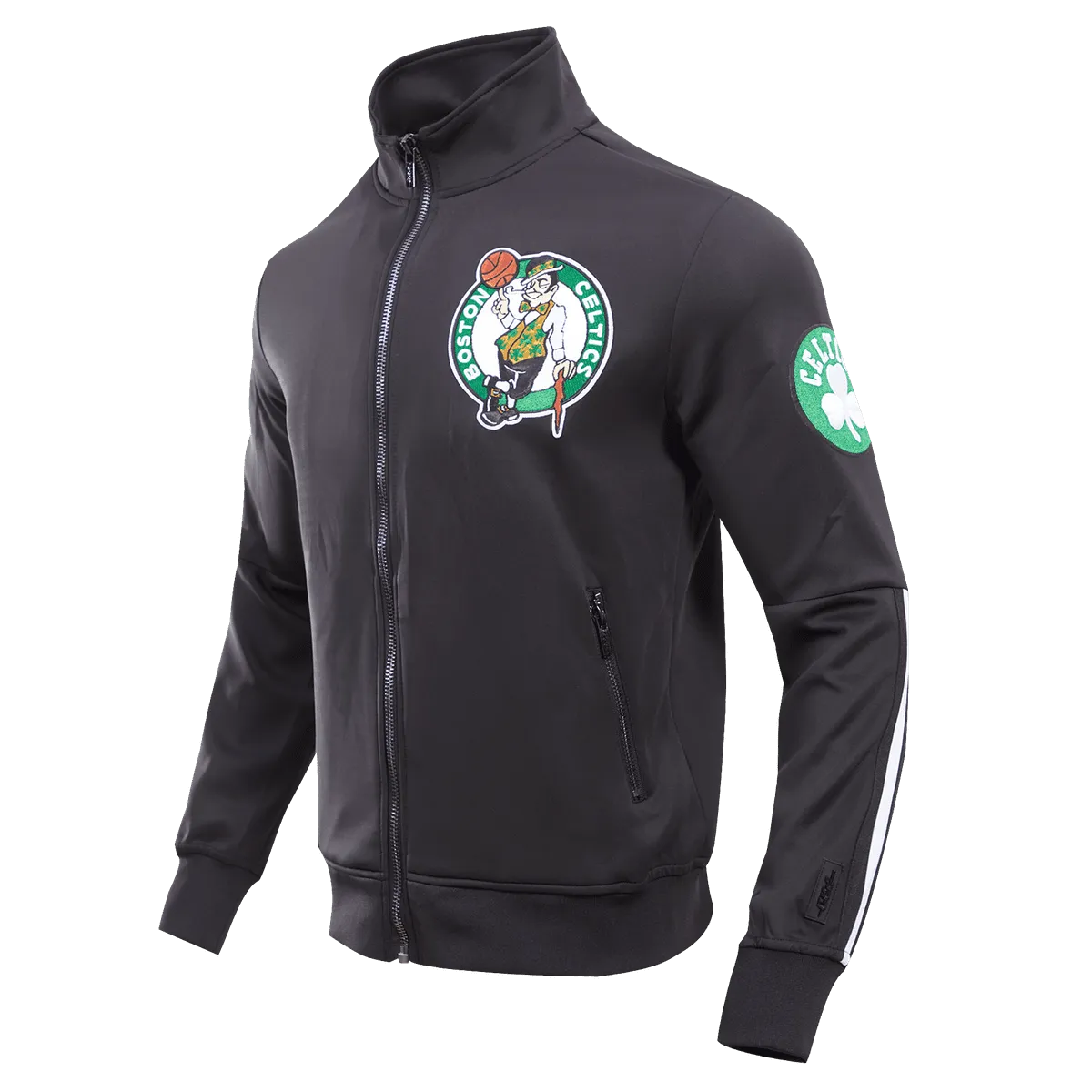 NBA BOSTON CELTICS CLASSIC MEN'S TRACK JACKET (BLACK)