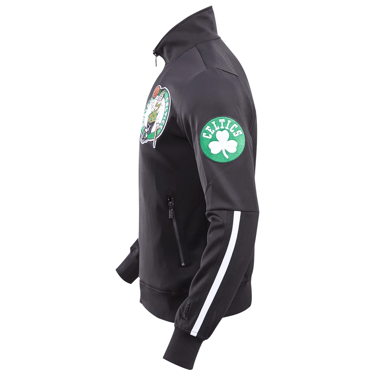 NBA BOSTON CELTICS CLASSIC MEN'S TRACK JACKET (BLACK)
