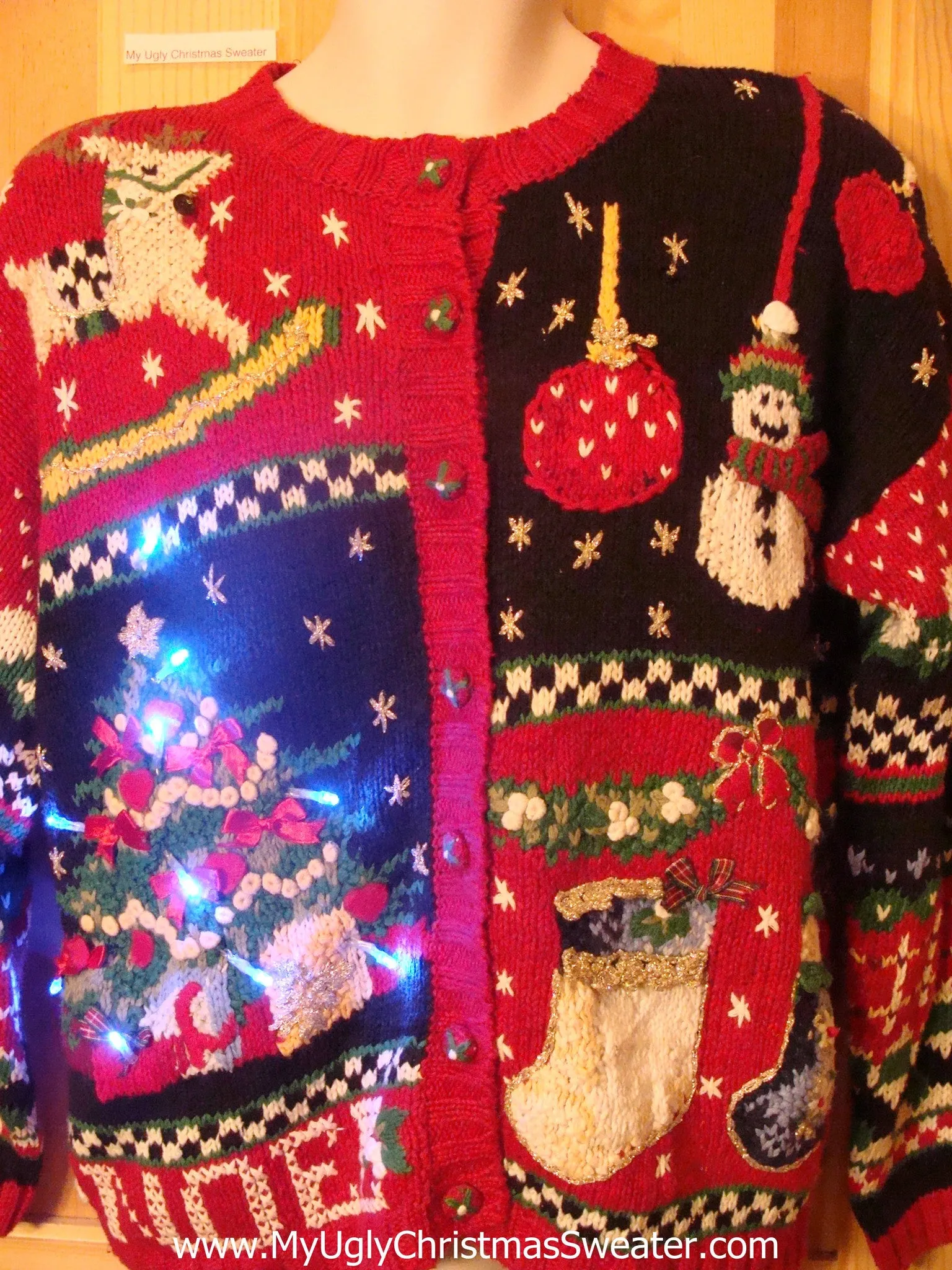 Need to Buy Christmas Sweaters? Horrible Festive Light Up Sweater with Horse