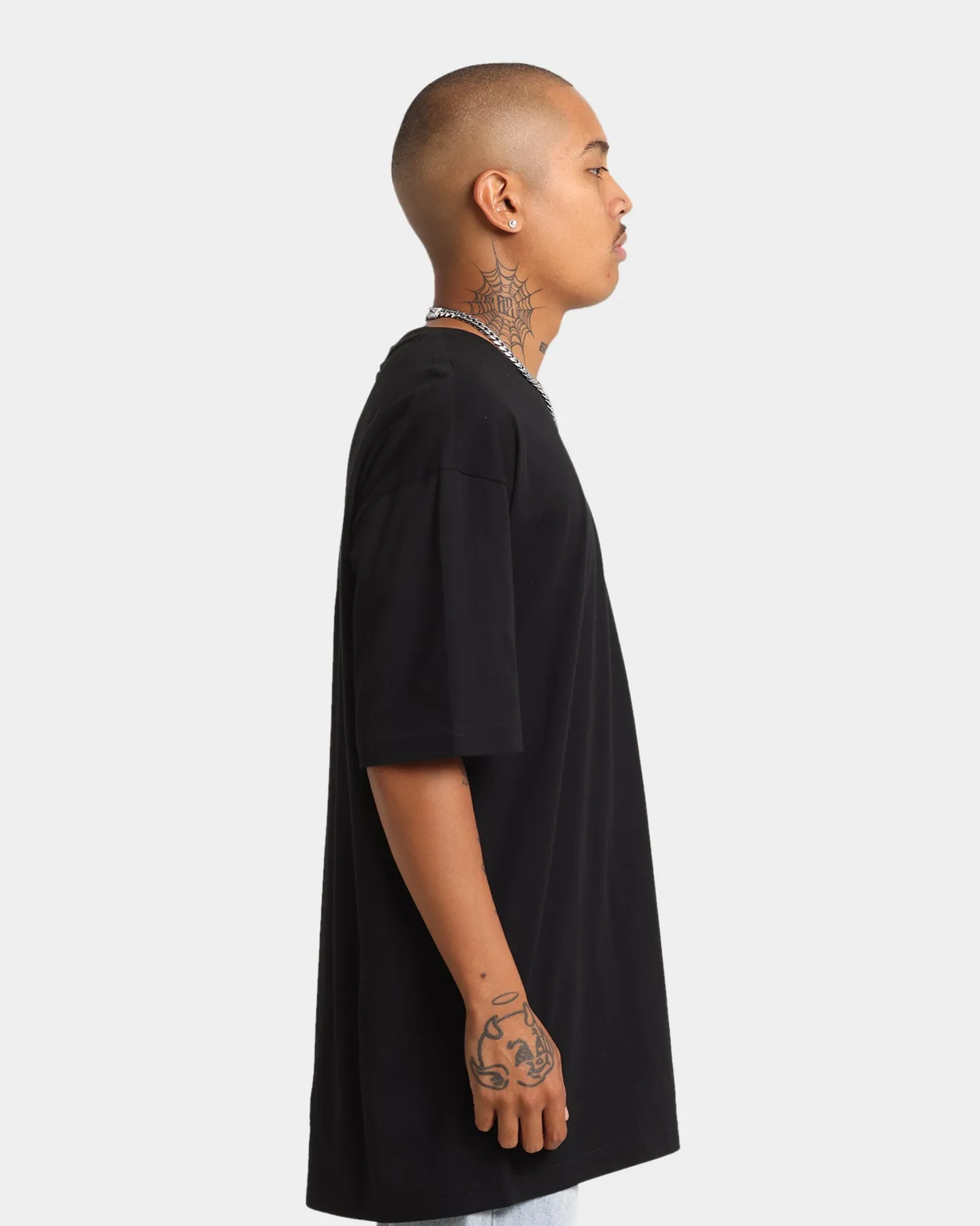 New Era New York Yankees Snake Oversized T-Shirt Black