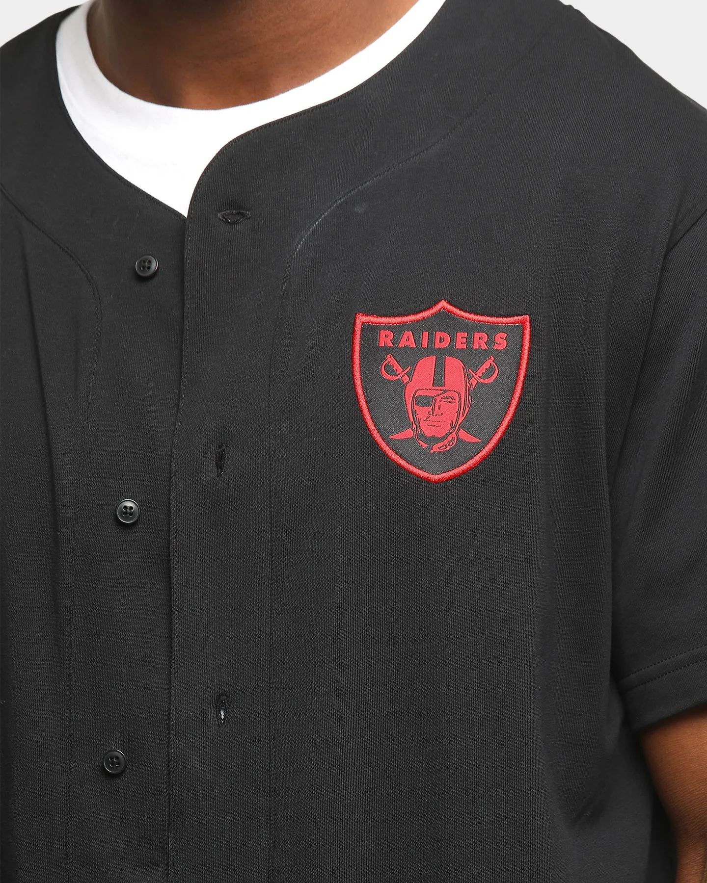 New Era Raiders Jersey Black/Scarlet