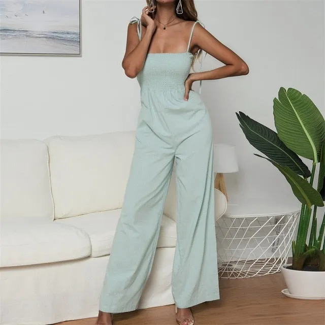 New Sunflower Printed Strap High Waist Rompers