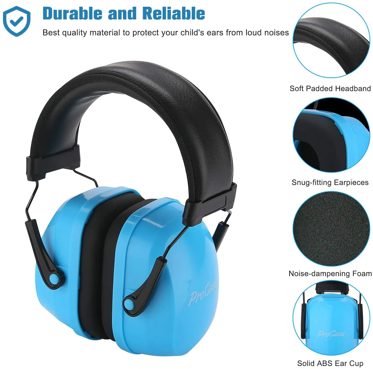 Noise Reduction NRR 25dB Earmuff for Kids