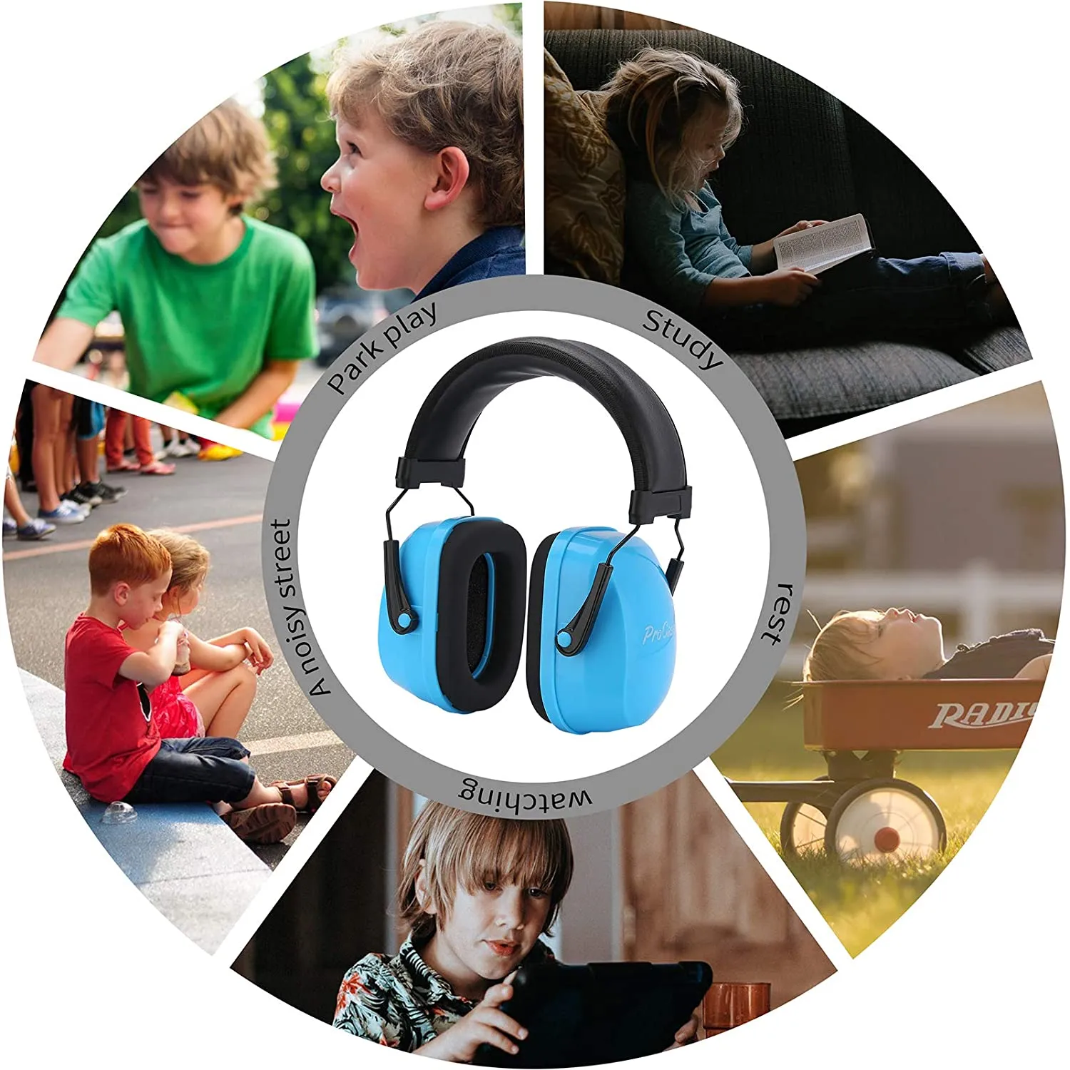Noise Reduction NRR 25dB Earmuff for Kids