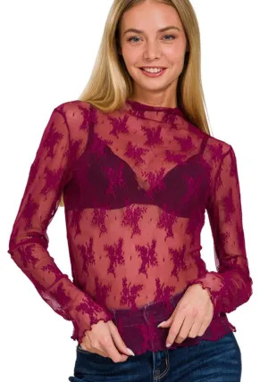 Not So Basic Lace Layering Top