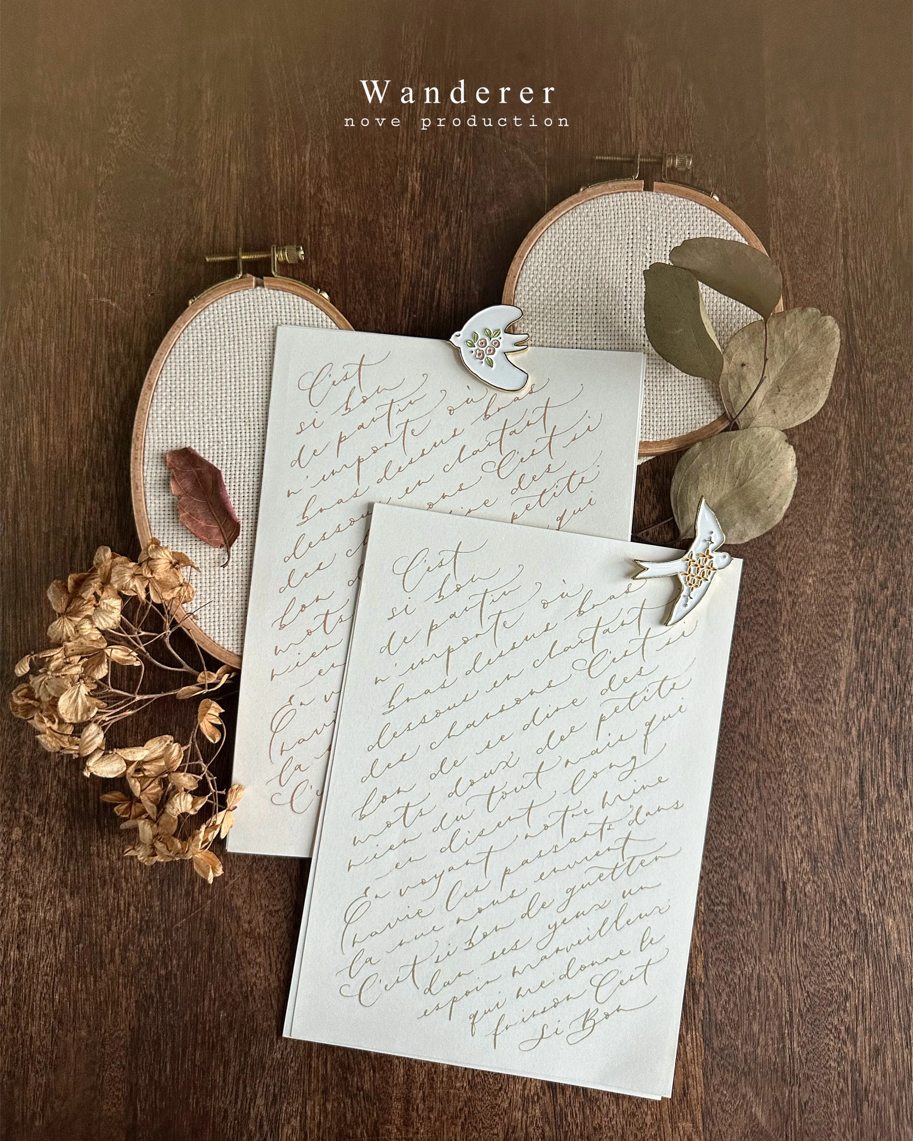 Nove Production - Calligraphy Layering/Background Paper Pack
