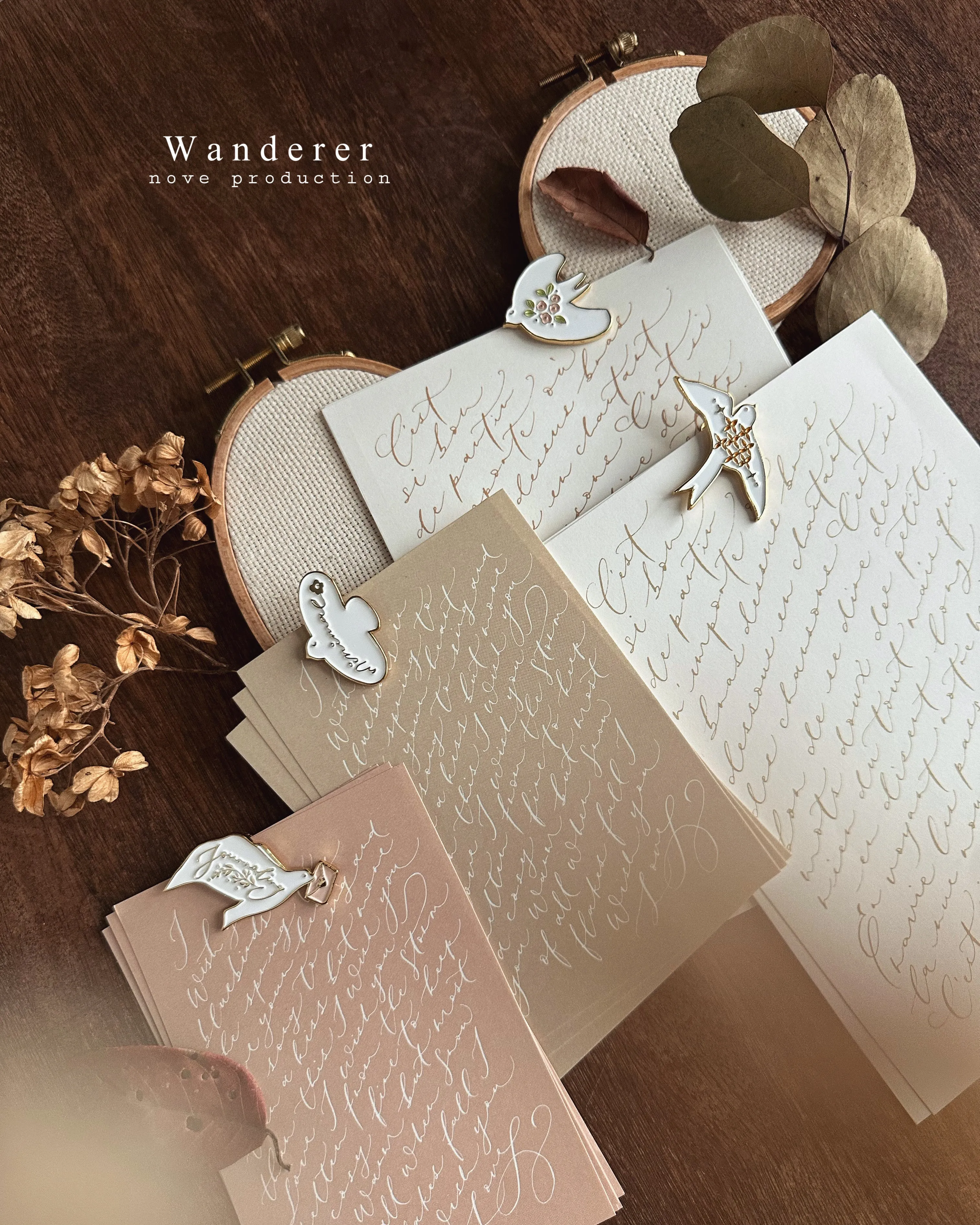 Nove Production - Calligraphy Layering/Background Paper Pack