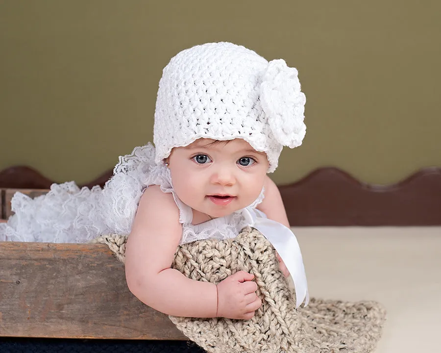 Oatmeal newborn baby layering bump blanket