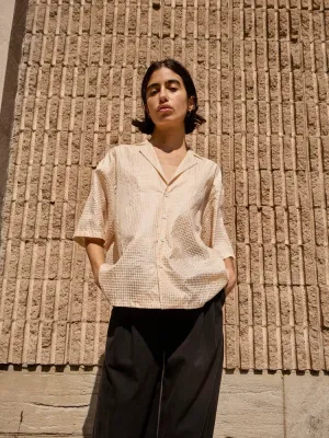 Odeyalo Tachido Shirt - Cream Plaid (Online Exclusive)