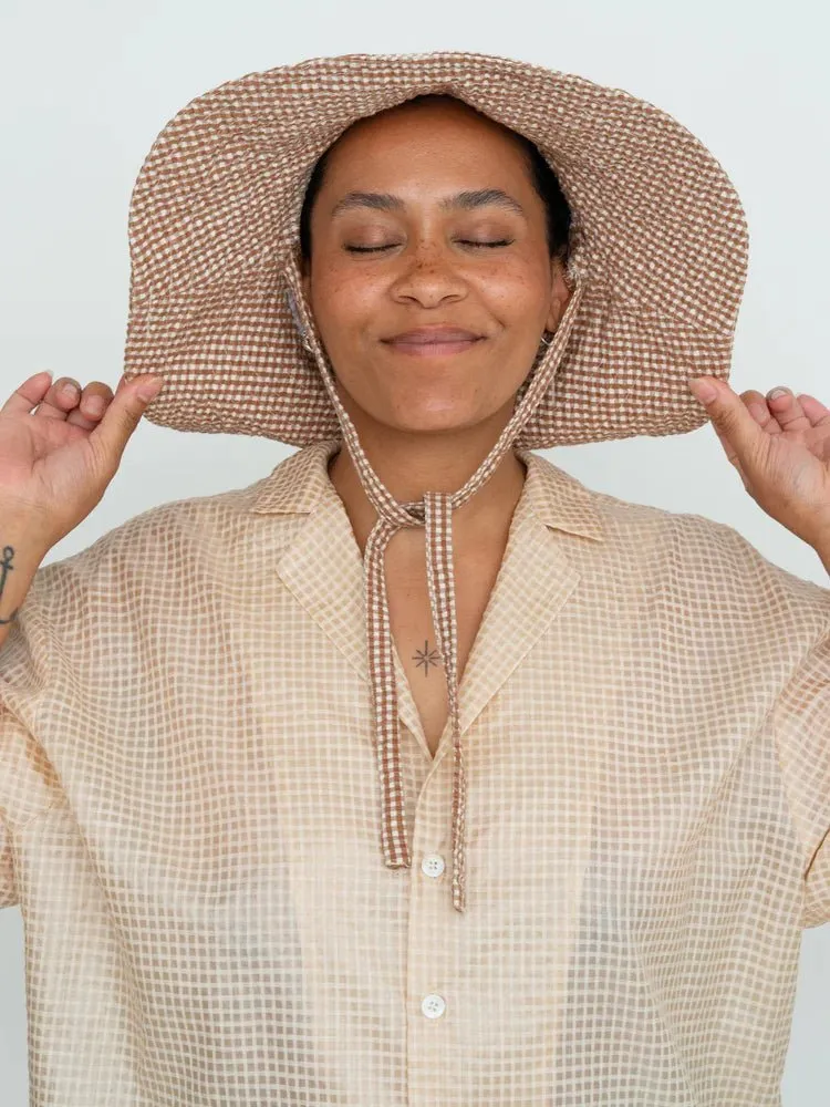 Odeyalo Tachido Shirt - Cream Plaid (Online Exclusive)