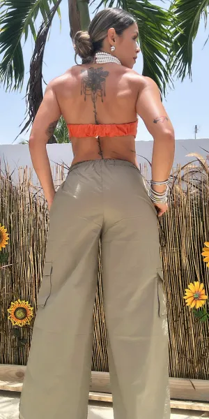 Olive Cargo Pants