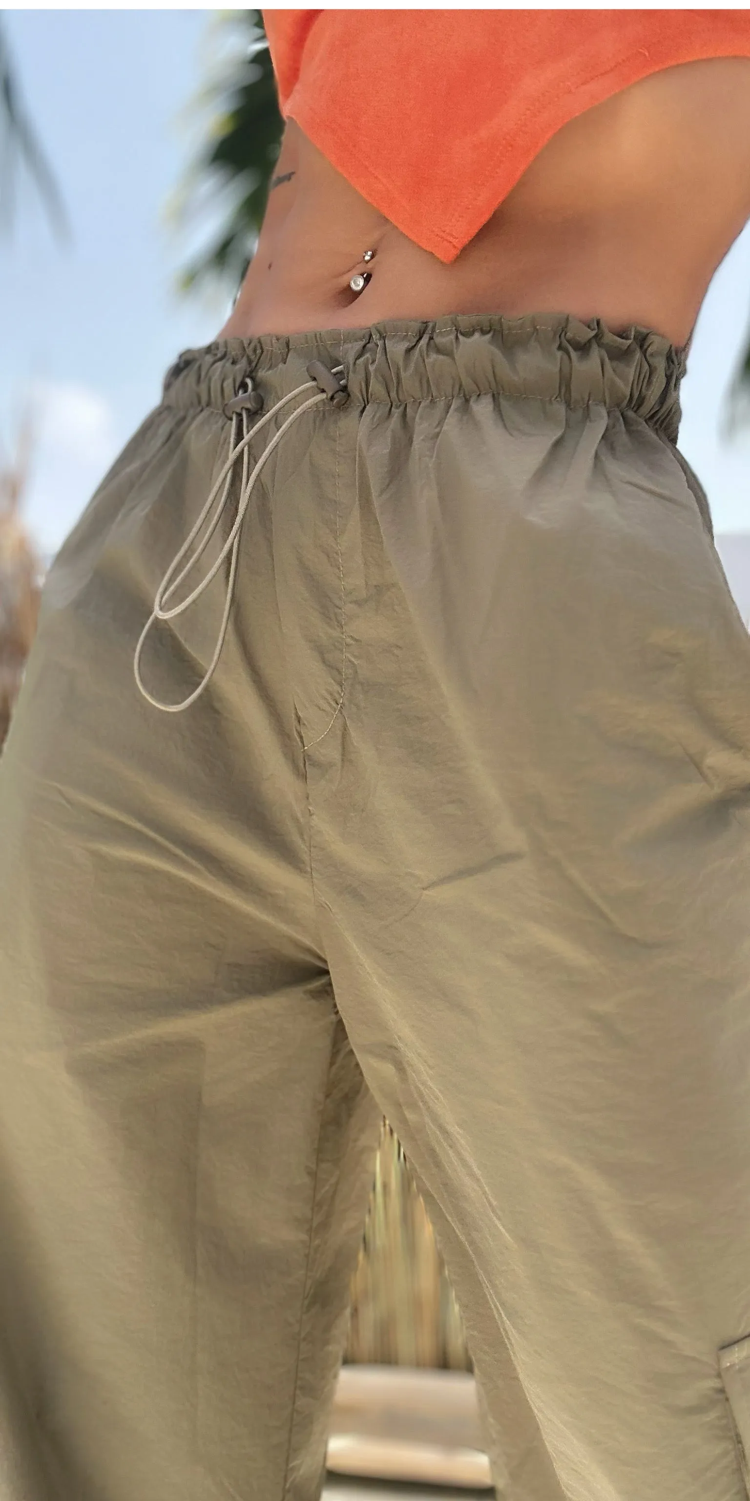 Olive Cargo Pants