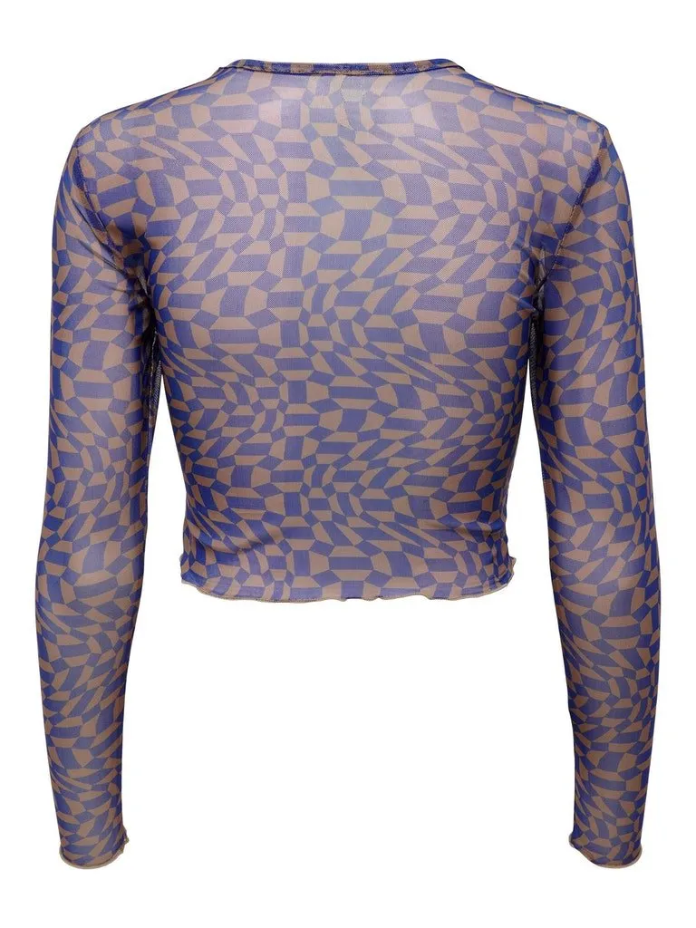 Only Tine - Mesh crop top