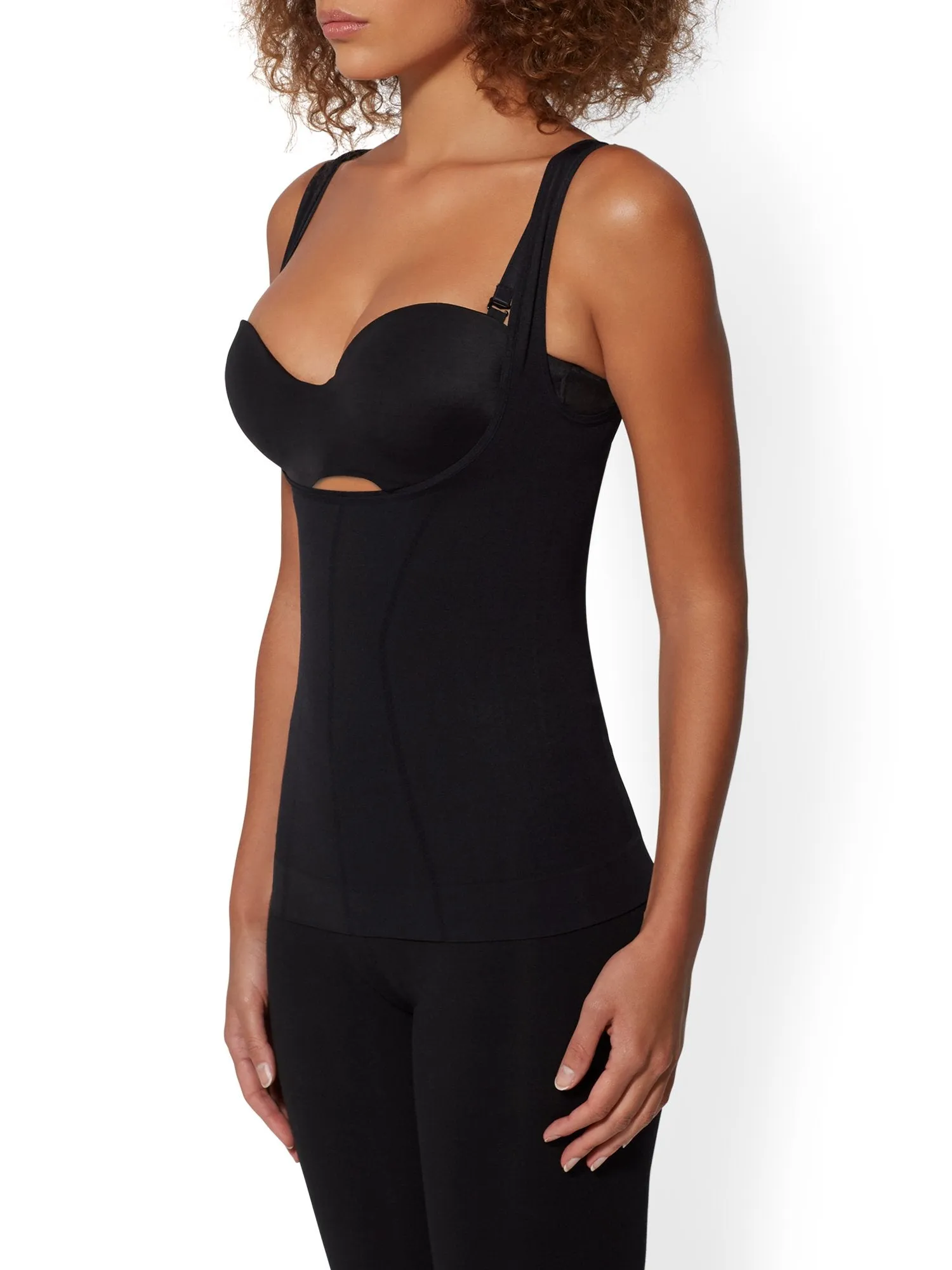 Open-Bust Seamless Layering Tank - Shape & Chic