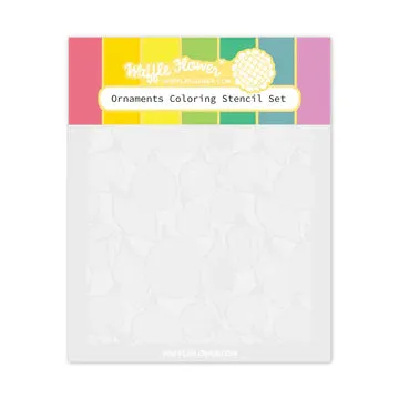 Ornaments Coloring Stencil