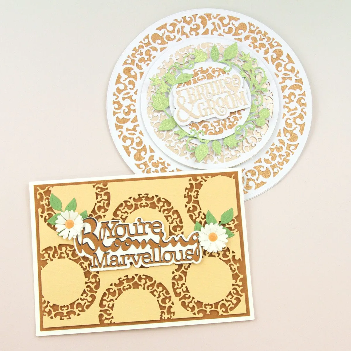 Ornate Circular Frame Die Set - 5166e
