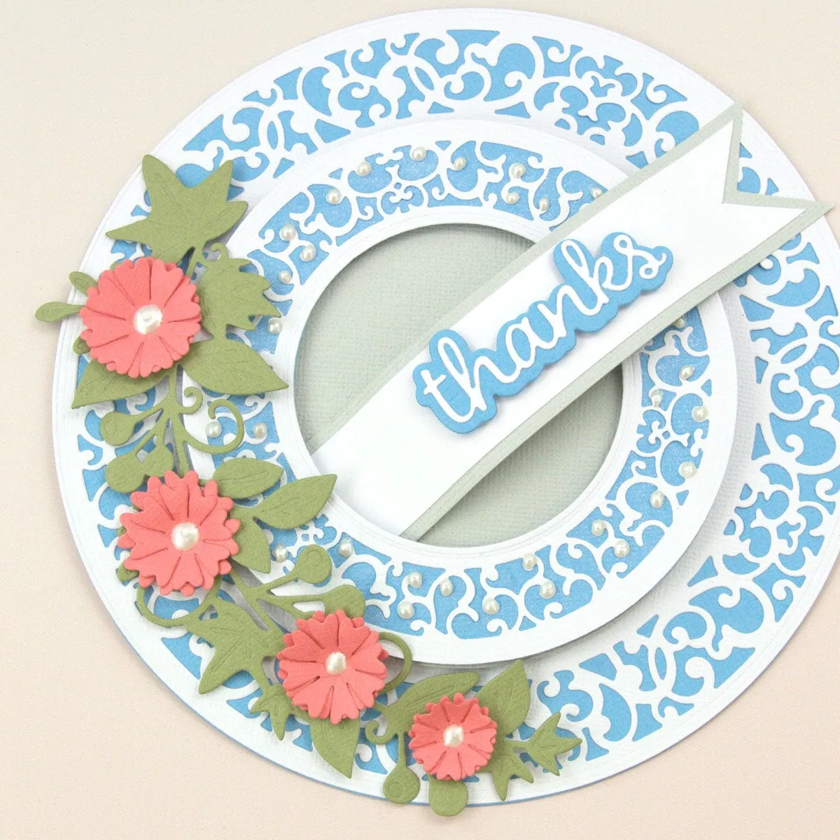 Ornate Circular Frame Die Set - 5166e