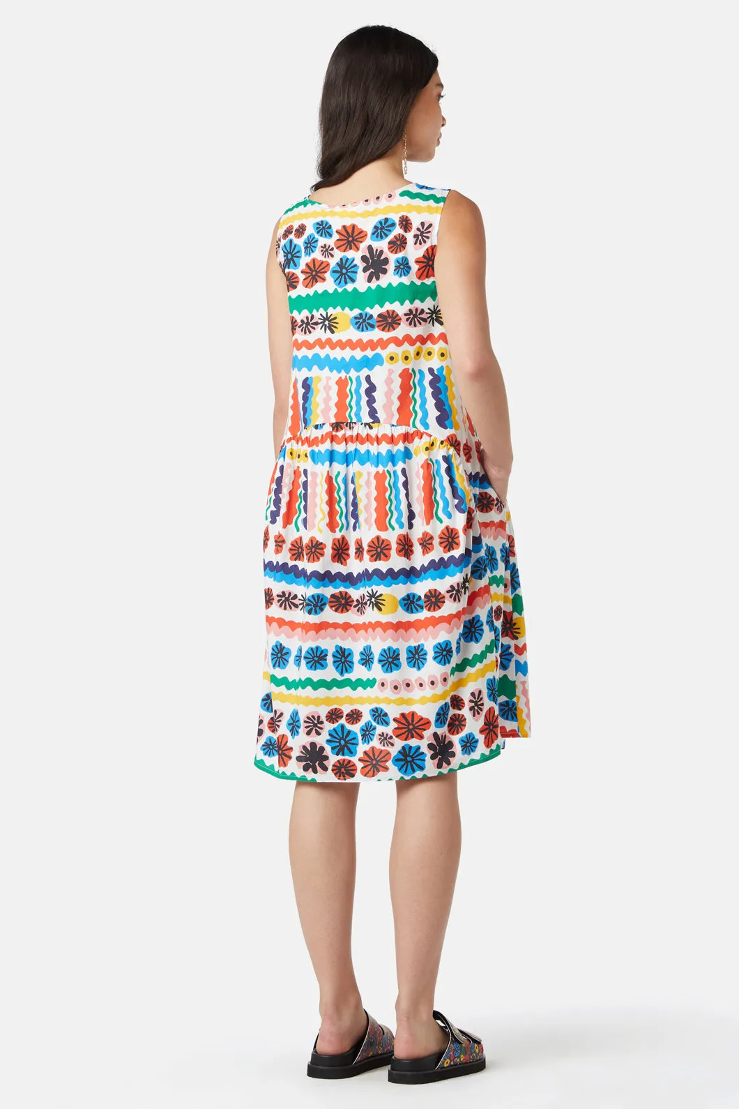 Paddle Poppy Tulip Dress
