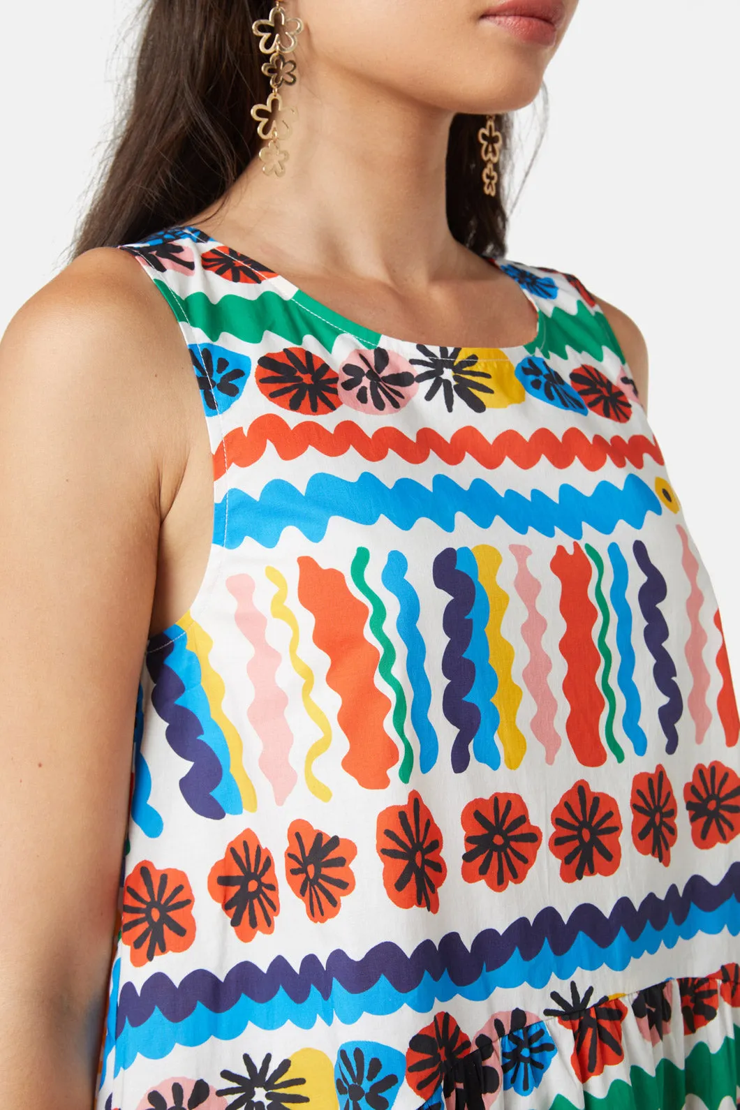 Paddle Poppy Tulip Dress
